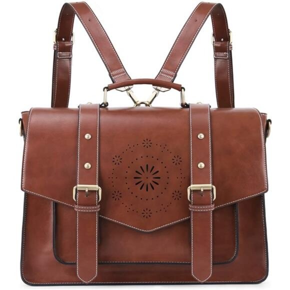 Backpack for Women Briefcase Messenger Laptop Bag - Picture 1 of 7